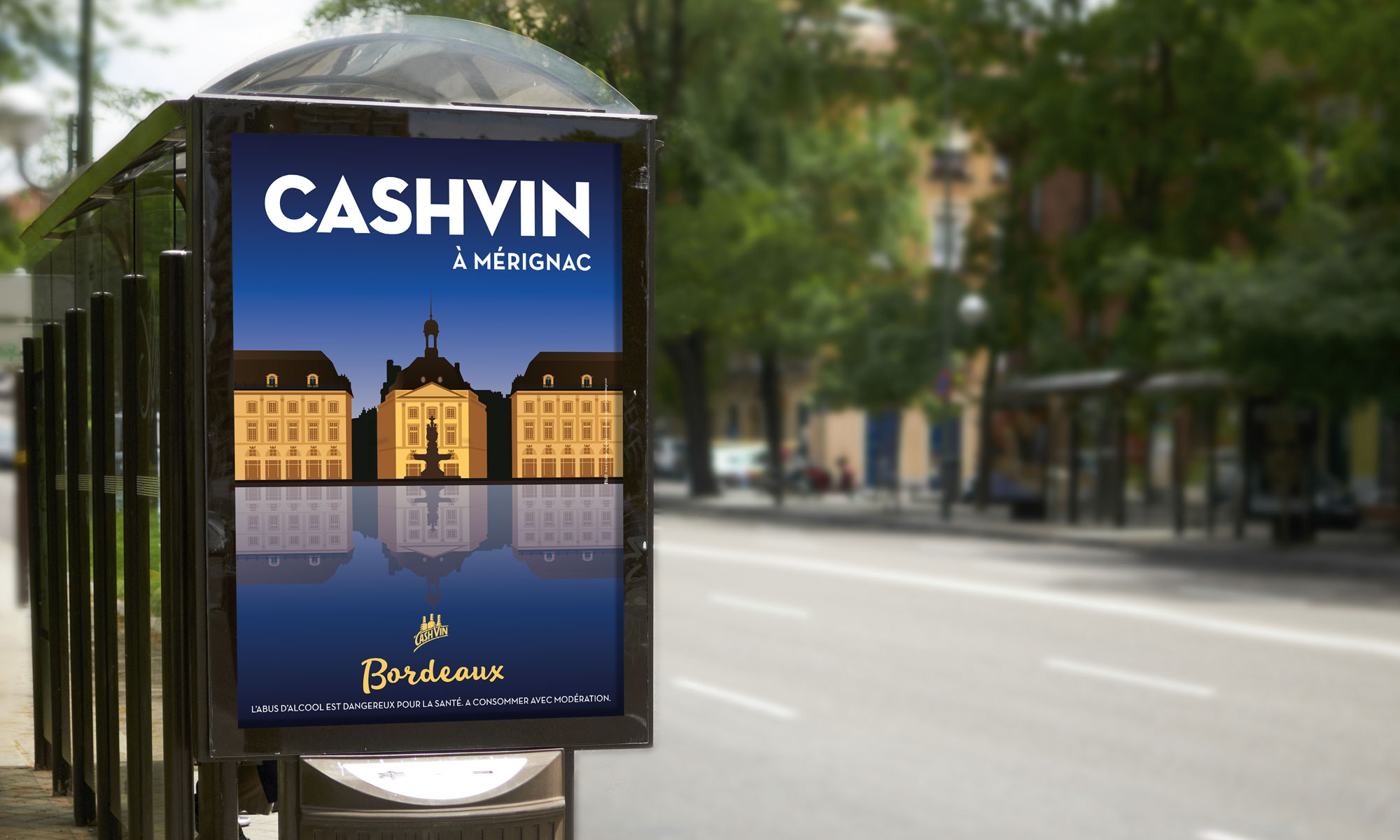 Agence de communication Brand to Design Bordeaux Cashvin campagne de publicité