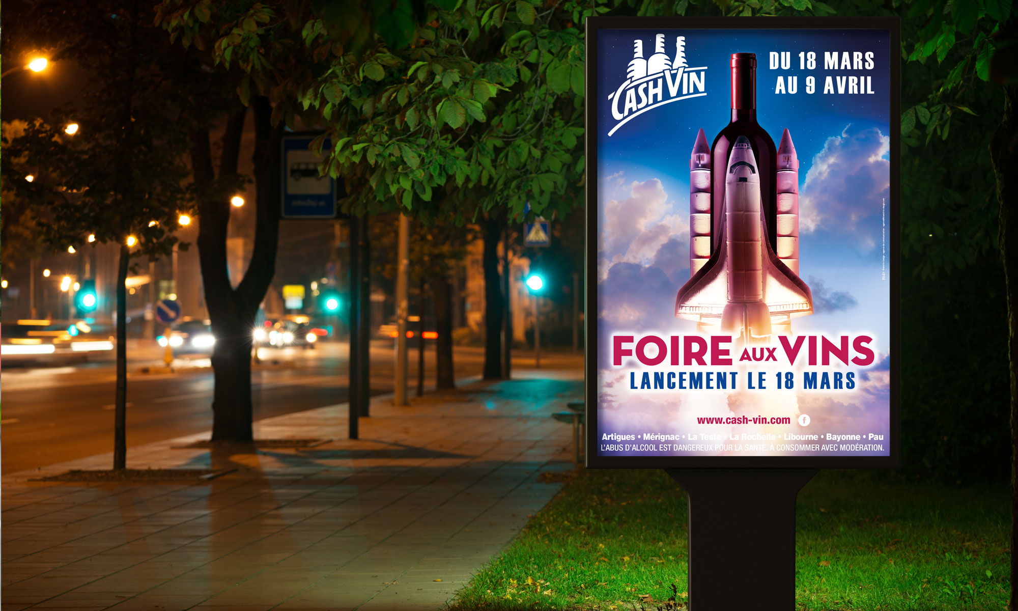 Agence de communication Brand to Design Bordeaux Cashvin campagne de publicité